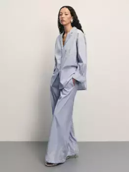 Брюки с кружевом из хлопка