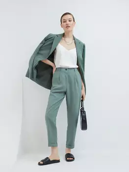 Брюки с подворотами