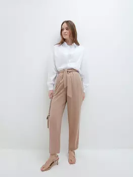 Брюки с поясом