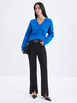 Брюки с разрезами