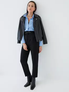 Брюки с ремнем