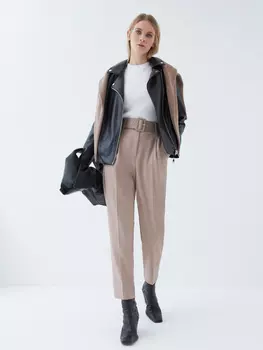 Брюки с ремнем