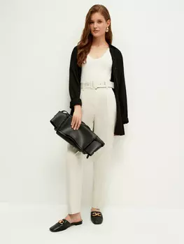 Брюки с ремнем