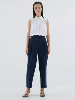 Брюки с высокой посадкой