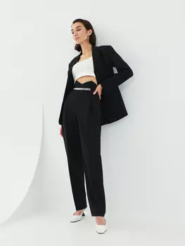 Брюки с высокой талией