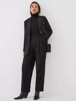 Брюки с высокой талией