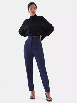 Брюки с высокой талией