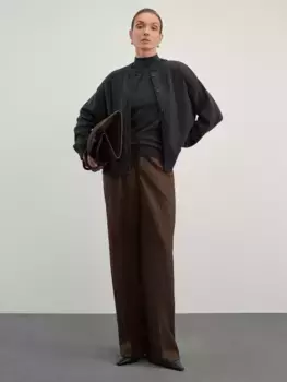 Брюки wide leg вельветовые