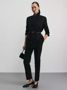 Брюки зауженного кроя