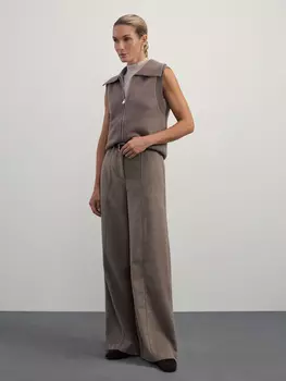 Брюки wide leg с добавлением шерсти