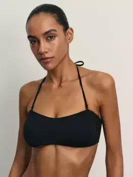 Бюстгальтер бандо купальный