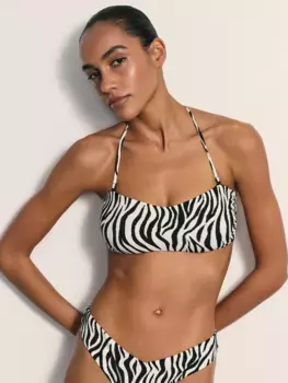 Бюстгальтер бандо купальный