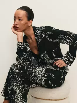 Домашняя рубашка c длинным рукавом