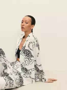 Домашняя рубашка c длинным рукавом