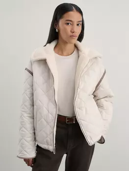 Двухсторонняя куртка с искусственным мехом