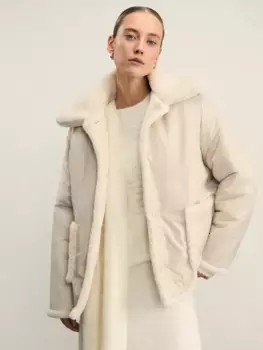 Двусторонняя куртка с искусственным мехом