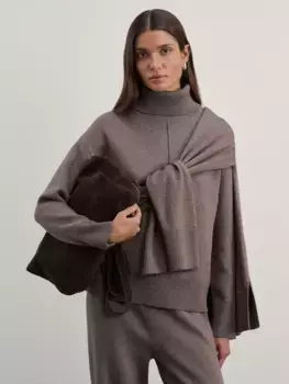 Джемпер из вискозы со швом