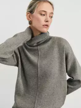 Джемпер из вискозы со швом