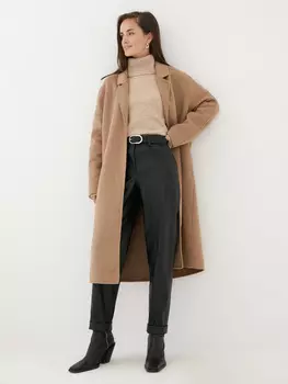 Джемпер oversize с высоким воротом