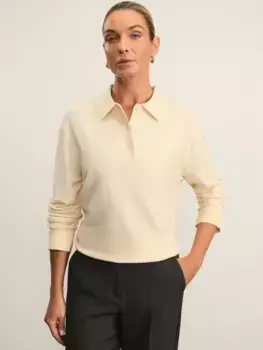 Джемпер поло на пуговицах