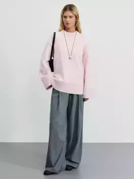 Джемпер прямого кроя с содержанием вискозы