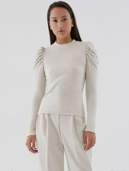 Джемпер с бусинами