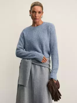 Джемпер с круглой горловиной