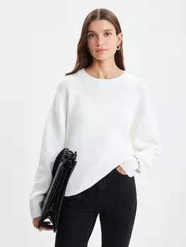 Джемпер с круглым вырезом