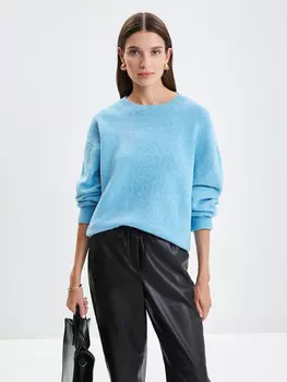 Джемпер с круглым вырезом