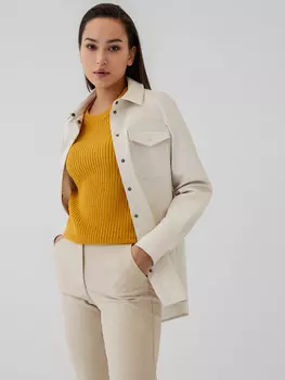 Джемпер с круглым вырезом