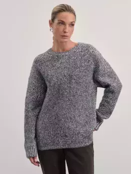 Джемпер с круглым вырезом