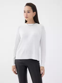 Джемпер с круглым вырезом