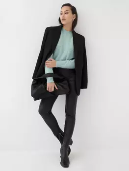 Джемпер с круглым вырезом