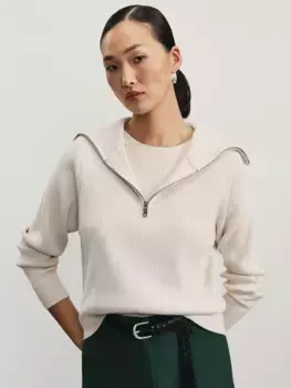 Джемпер с отложным воротником из вискозы