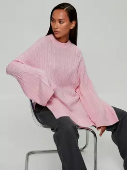 Джемпер с разрезами