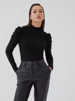 Джемпер с драпировкой