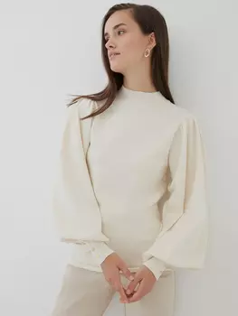 Джемпер с рукавами-фонариками