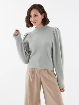 Джемпер с рукавами-фонариками