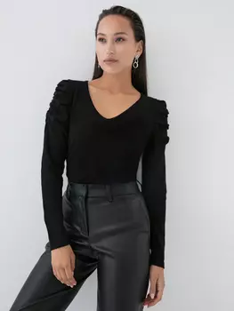 Джемпер с рукавом жиго