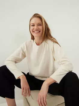 Джемпер с шерстью