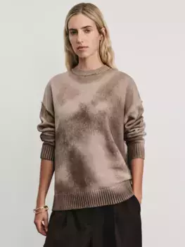 Джемпер с тай-дай принтом