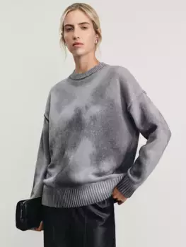 Джемпер с тай-дай принтом