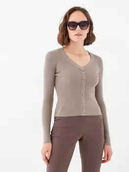 Джемпер с U-образным вырезом