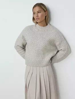 Джемпер с узором «волны»