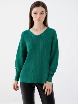 Джемпер с V-образным вырезом