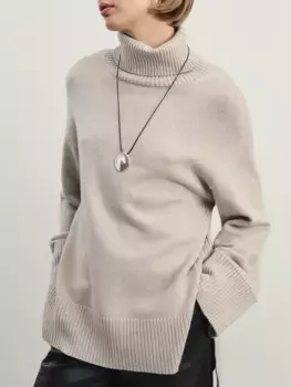 Джемпер с воротником из вискозы