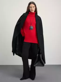 Джемпер с воротником из вискозы