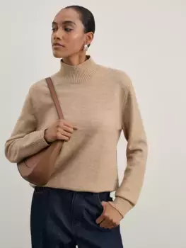 Джемпер с воротником стойкой