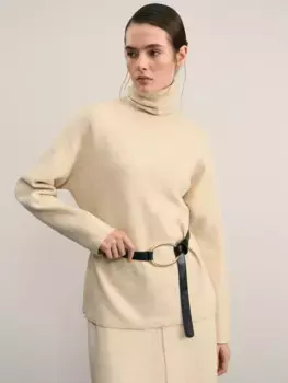 Джемпер с воротником стойкой