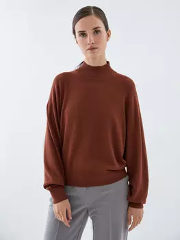 Джемпер со спущенным плечом